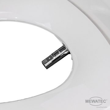 MEWATEC Dusch-WC-Sitz C500, - Das preiswerte "All inklusiv" Marken Dusch WC mit Warmluftföhn und Geruchsabsaugung