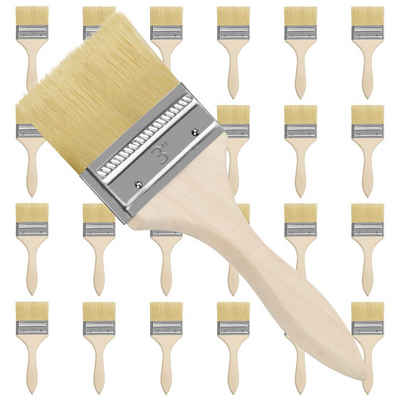 Kurtzy Lackierpinsel Reusable Brush Set - 24 Pieces, 76.2mm Head, 20cm Size, Reusable Brush Set - 24 Pieces, 76.2mm Brush Head, 20cm Size