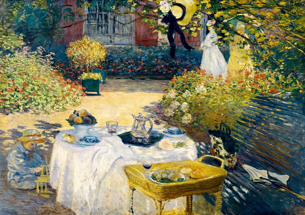 Bluebird Puzzle Puzzle Claude Monet - The Lunch, 1873, Puzzleteile