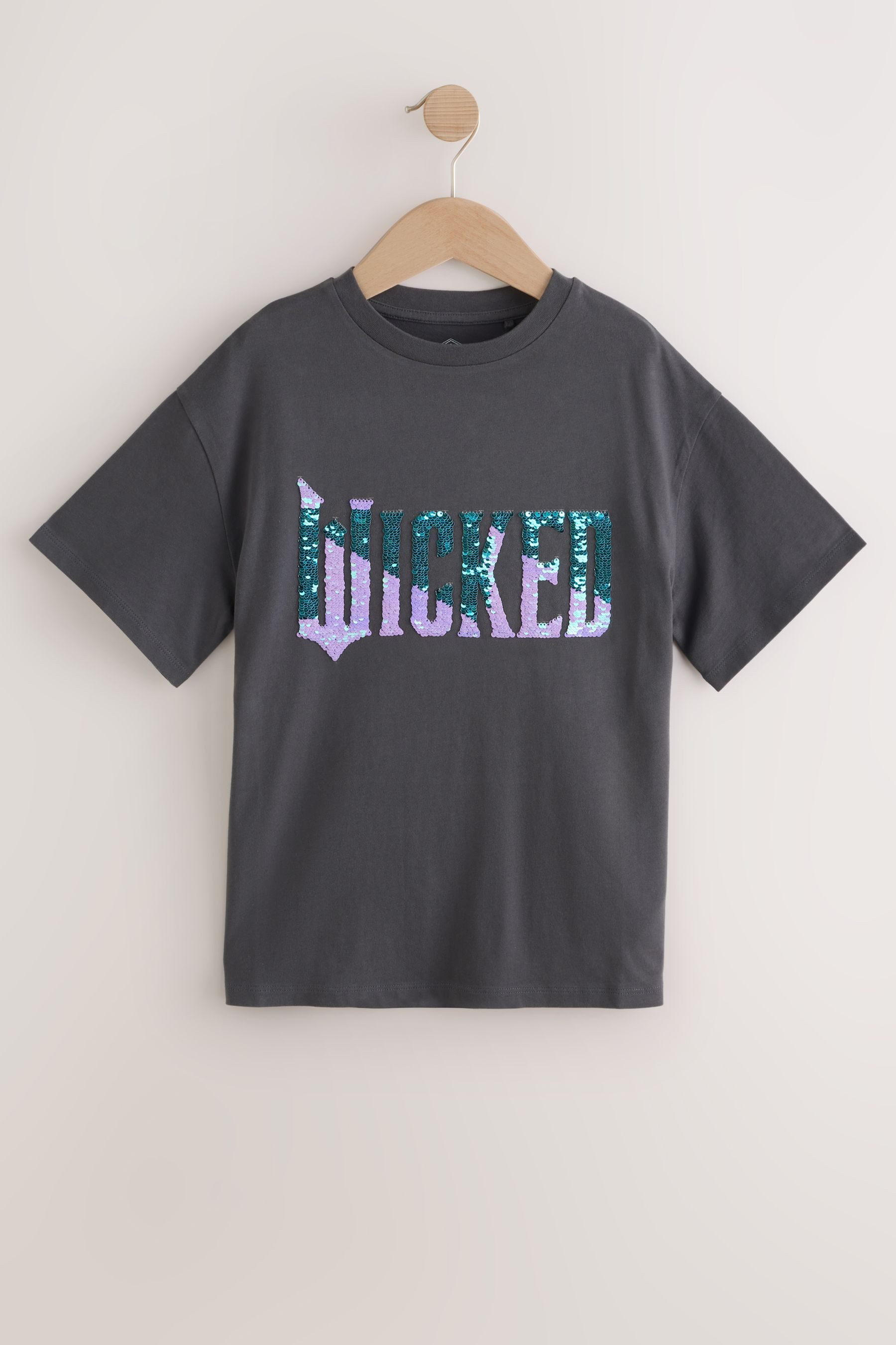 Next T-Shirt Oversized Fit T-Shirt mit Grafik, Wicked (1-tlg)