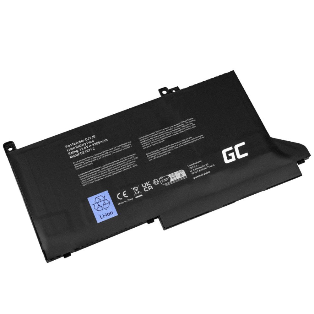Green Cell Notebook-Akku GC-DE127V2 11.4 V 2700 mAh Dell Laptop-Akku