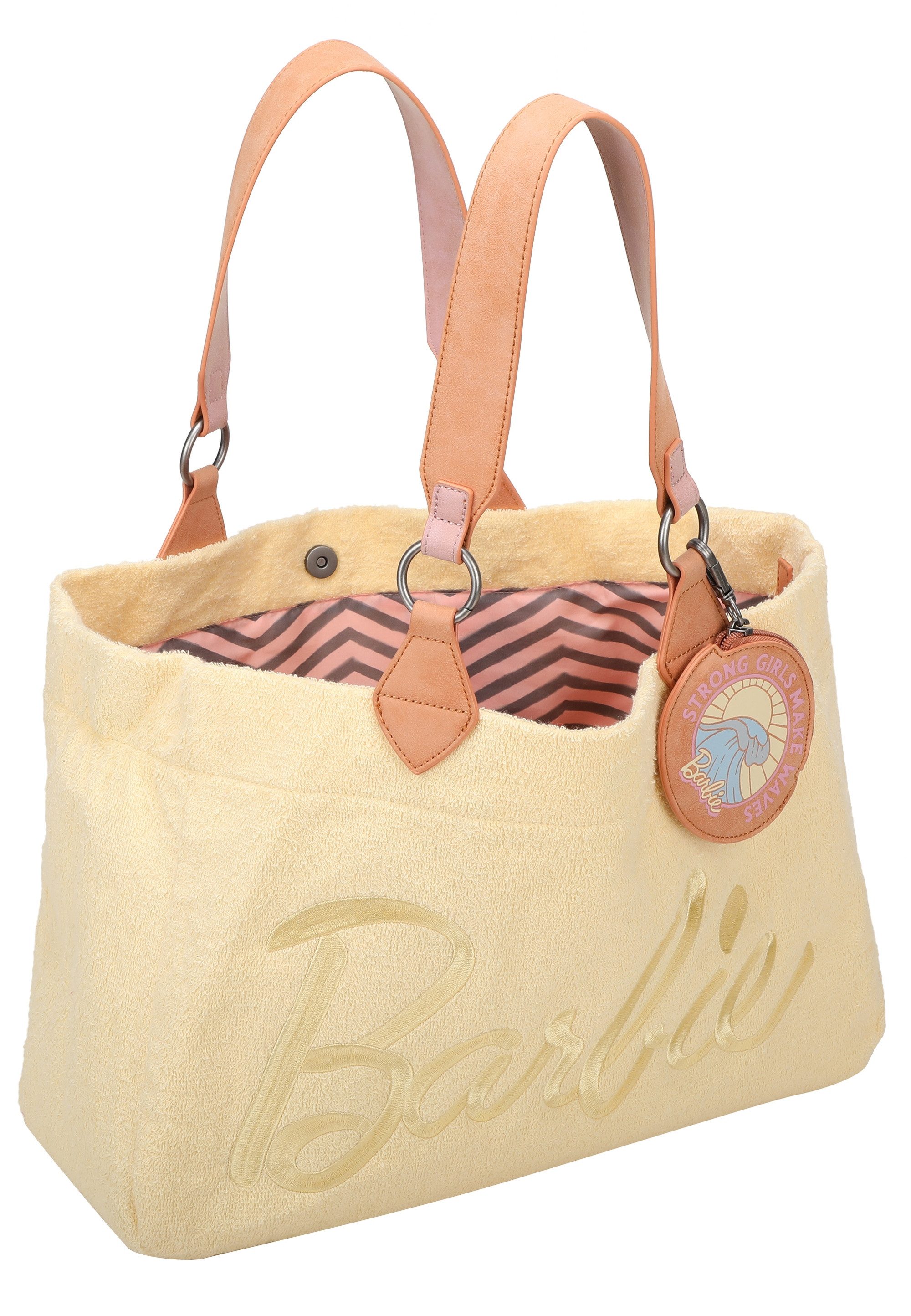 Fritzi aus Preußen Henkeltasche Izzy Medium Barbie, mit kleinem, abnehmbarem Taschenanhänger
