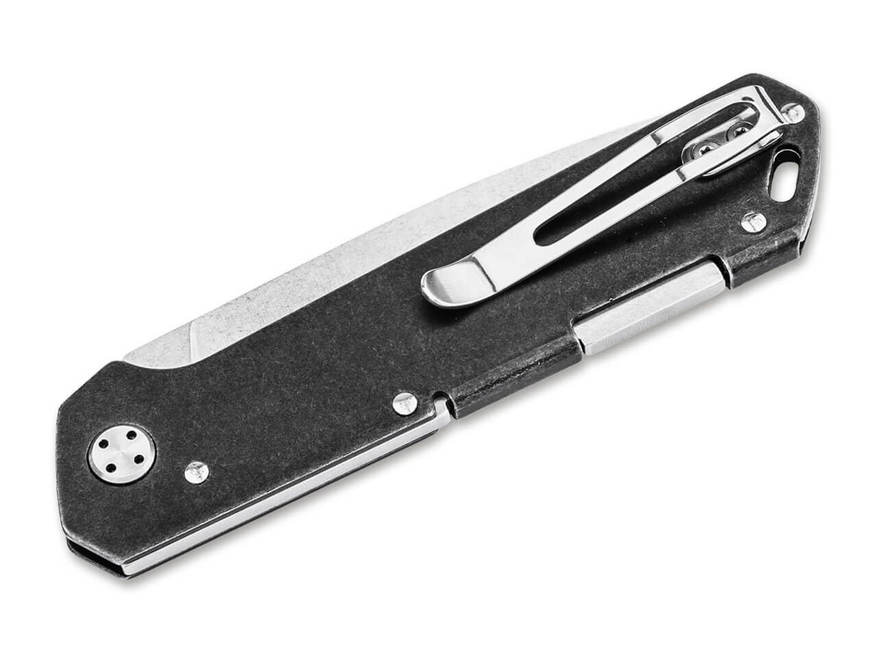 Böker Manufaktur Solingen Taschenmesser Böker Manufaktur Solingen Kihon Bifold 42a Taschenmesser mit Hosenclip, (1 St), Hosenclip