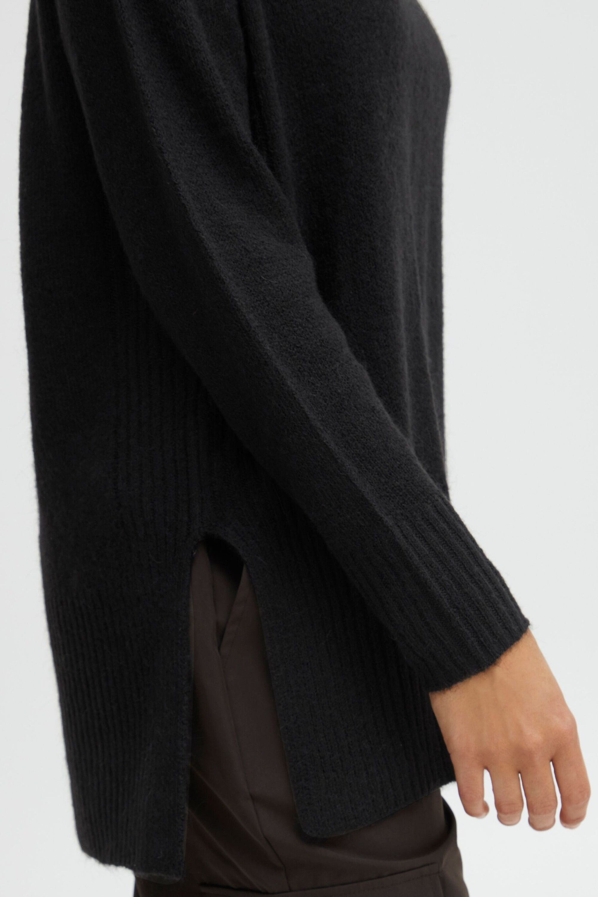 ICHI Rundhalspullover IHKamara (1-tlg) Plain/ohne Details