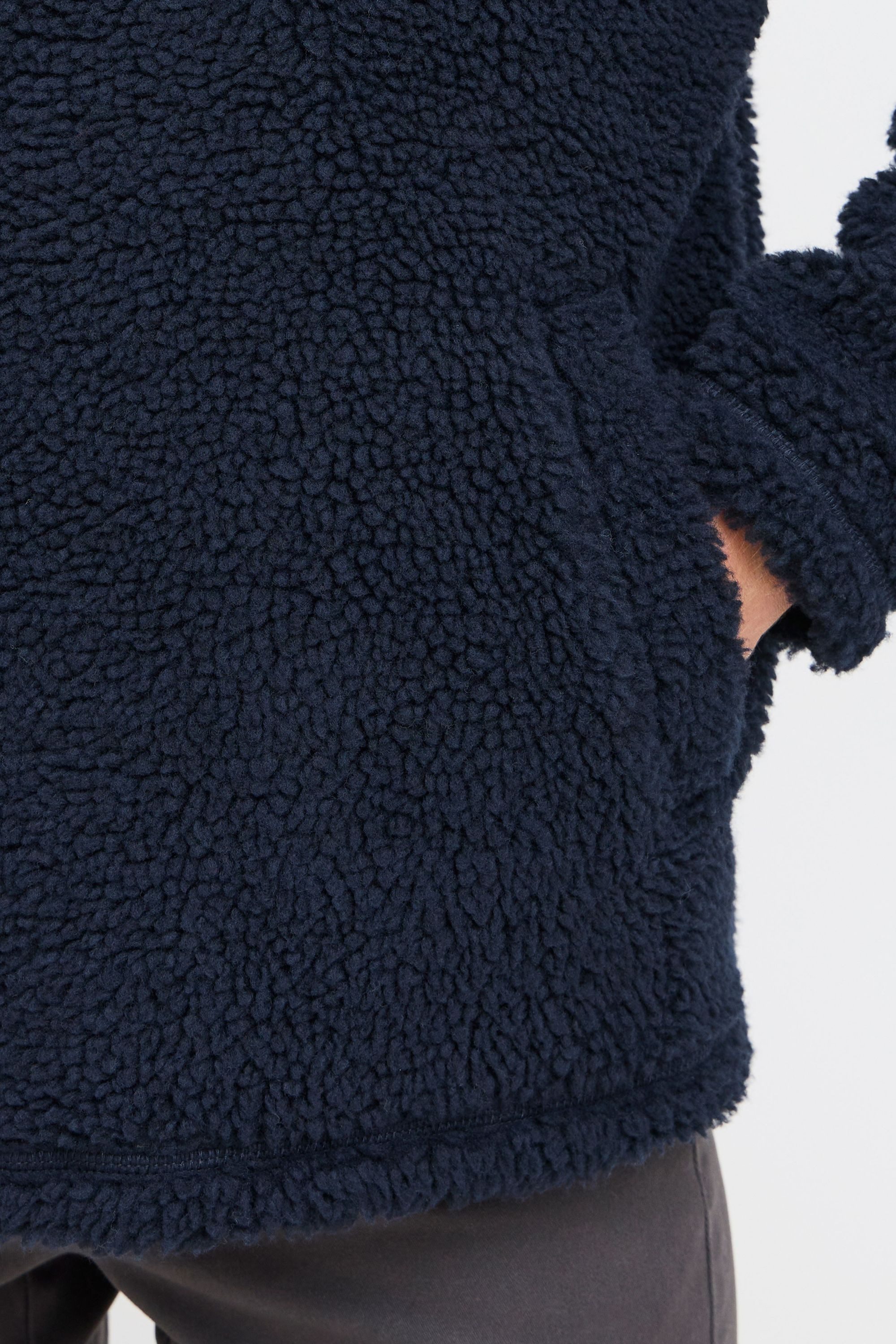 OXMO Fleecejacke OXTolirone Moderner Teddy-Sweater