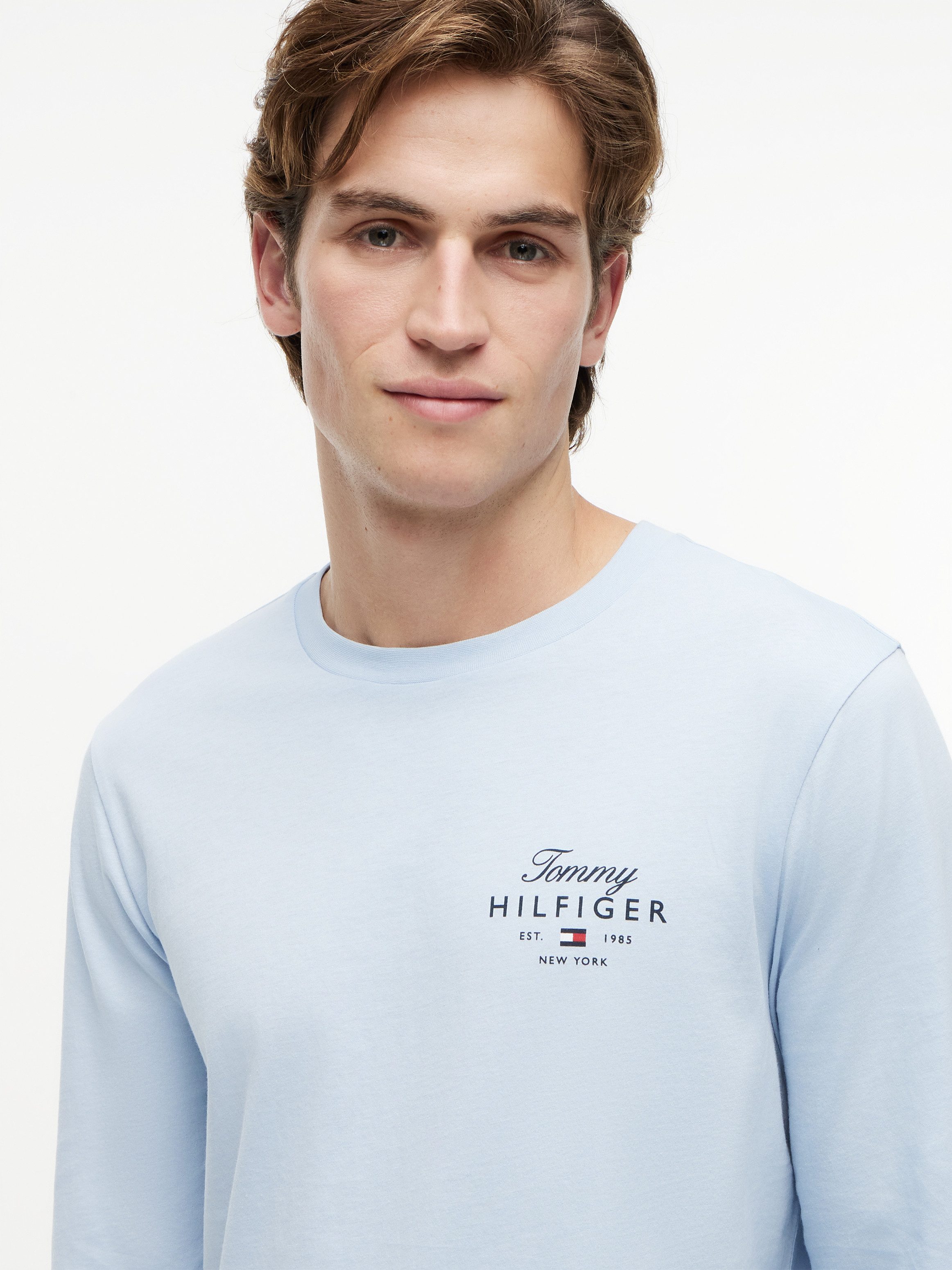 Tommy Hilfiger Langarmshirt SCRIPT STACK LS REGULAR TEE