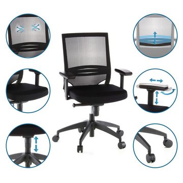 hjh OFFICE Drehstuhl Profi Bürostuhl PORTO BASE Stoff (1 St), Schreibtischstuhl ergonomisch