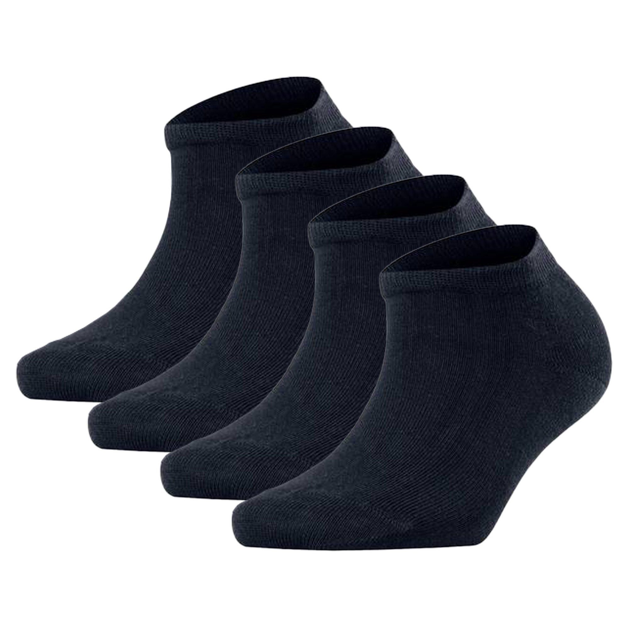 Sneakersocken Damen Socken 4er Pack Baumwolle FALKE Happy DP SN
