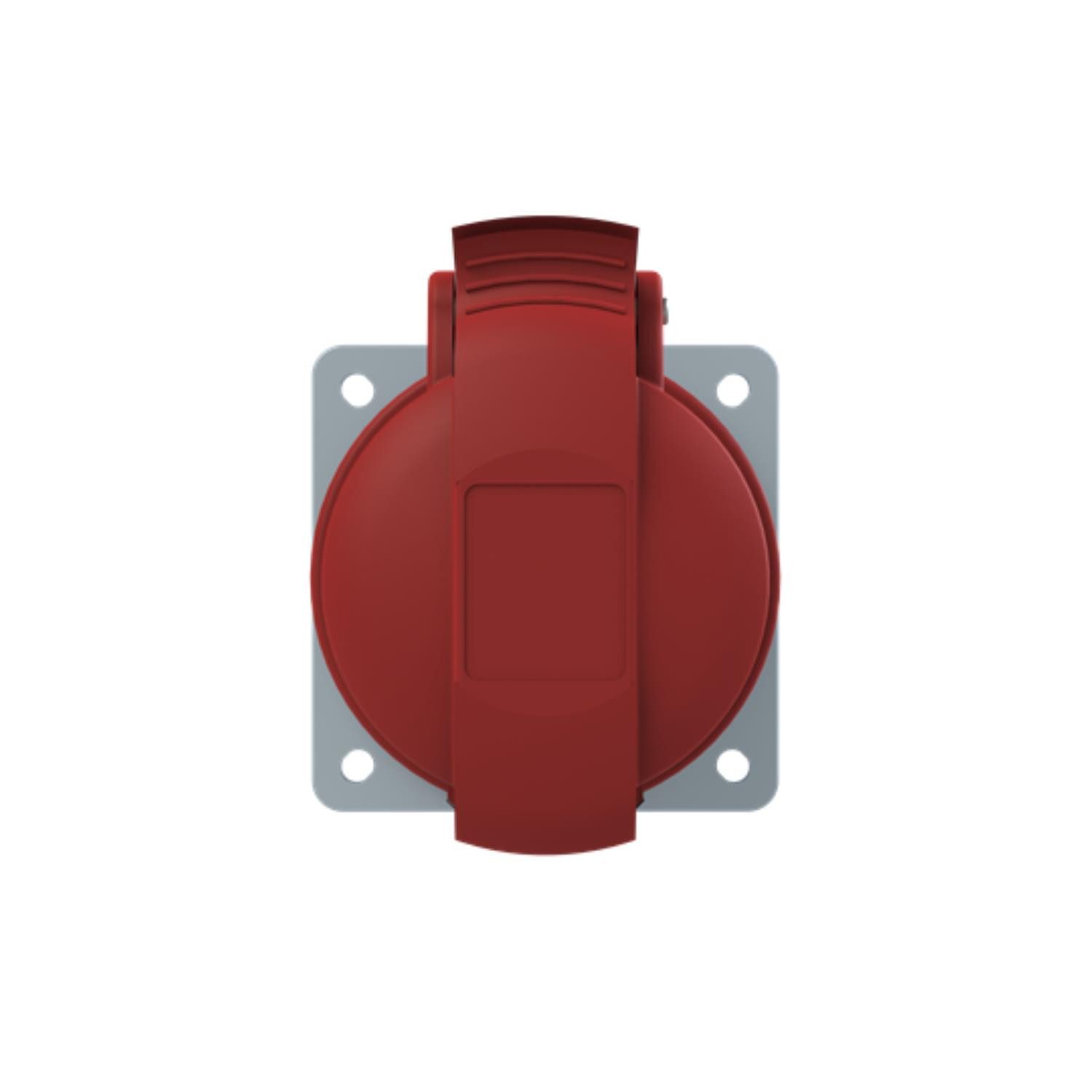 Amphenol CEE-Stecker Titel:32 Ampere CEE Einbausteckdose 5-polig (3P+N+PE) Buchse, Kodieru, (CEE Stromverteiler)