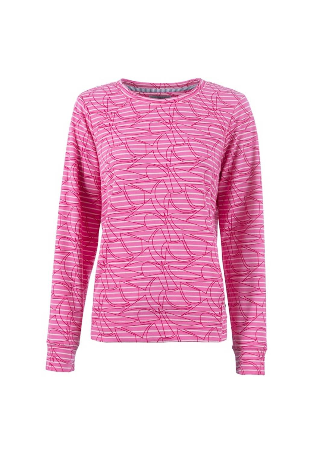 Soquesto Rundhalspullover 6200-504477-1296 Tonal abgestimmte Farbharmonie