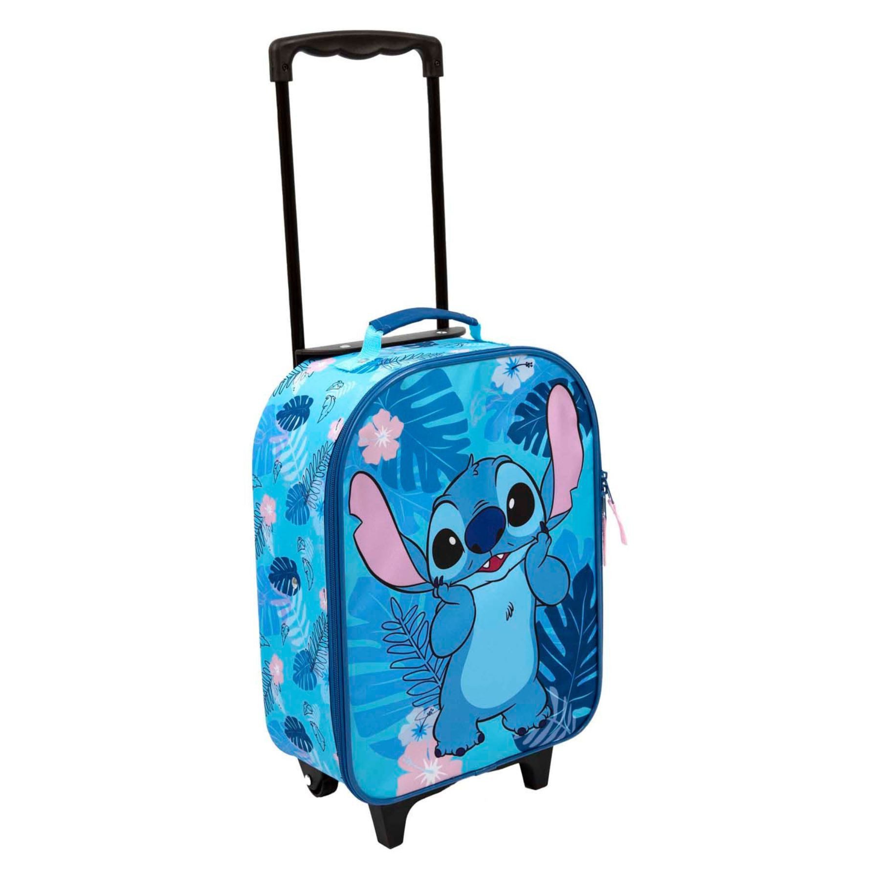 Disney Trolley Lilo & Stitch Kinderkoffer mit Rollen für Schule Urlaub und Freizeit