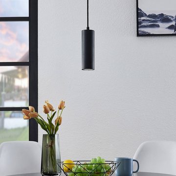 Lindby Hängeleuchte Joffrey, dimmbar, Leuchtmittel nicht inklusive, Modern, Metall, Schwarz, 1 flammig, GU10, Deckenlampe, Esstischlampe