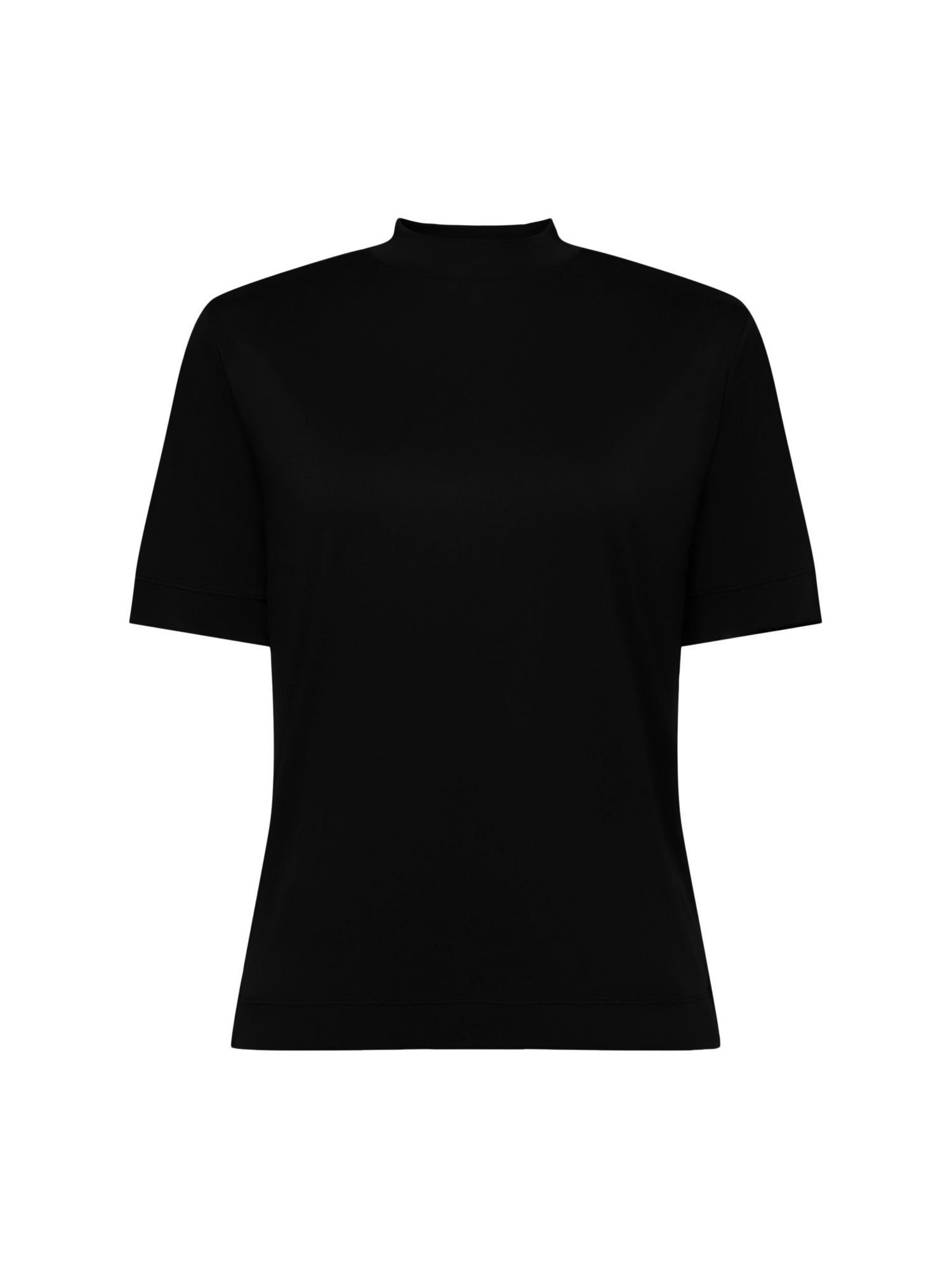 Esprit Collection T-Shirt Jersey-T-Shirt mit Stehkragen (1-tlg)
