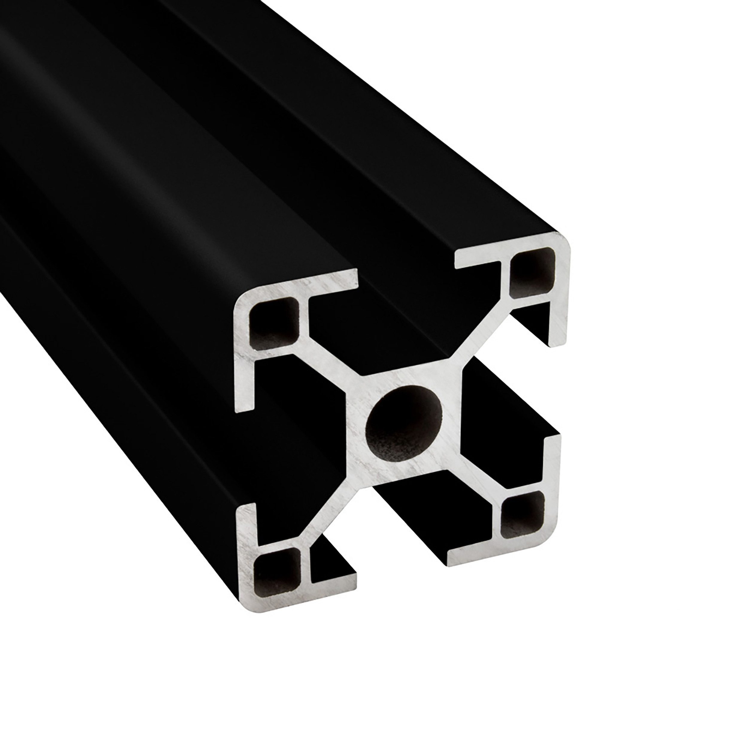 KLAK Profil KLAK 30 - Aluprofil 30x30mm Montageprofil Typ-I Nut 8 10-200cm schwarz