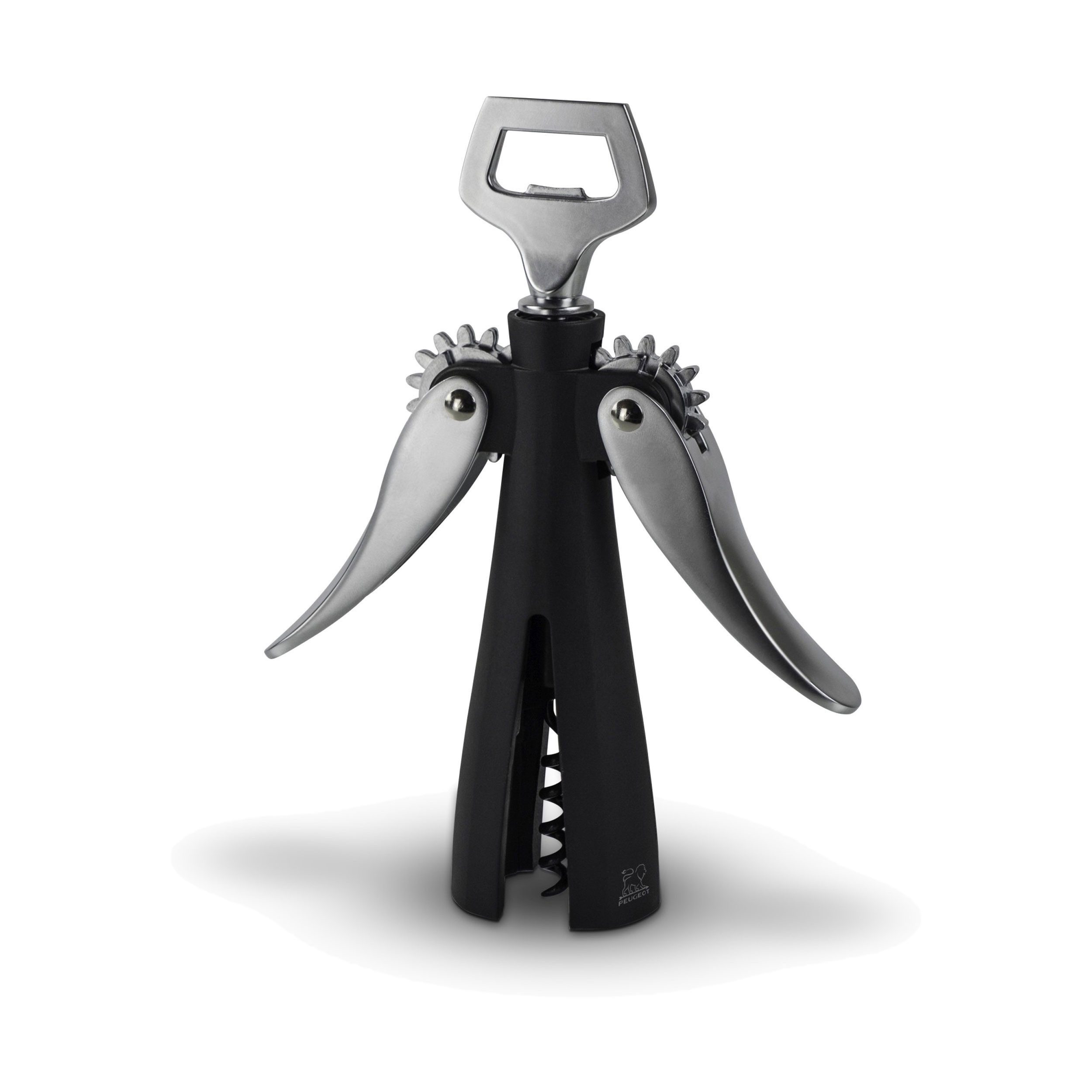PEUGEOT Trinkflasche Souverain Korkenzieher mit Doppeltem Hebel, Flaschen Öffner, Korken