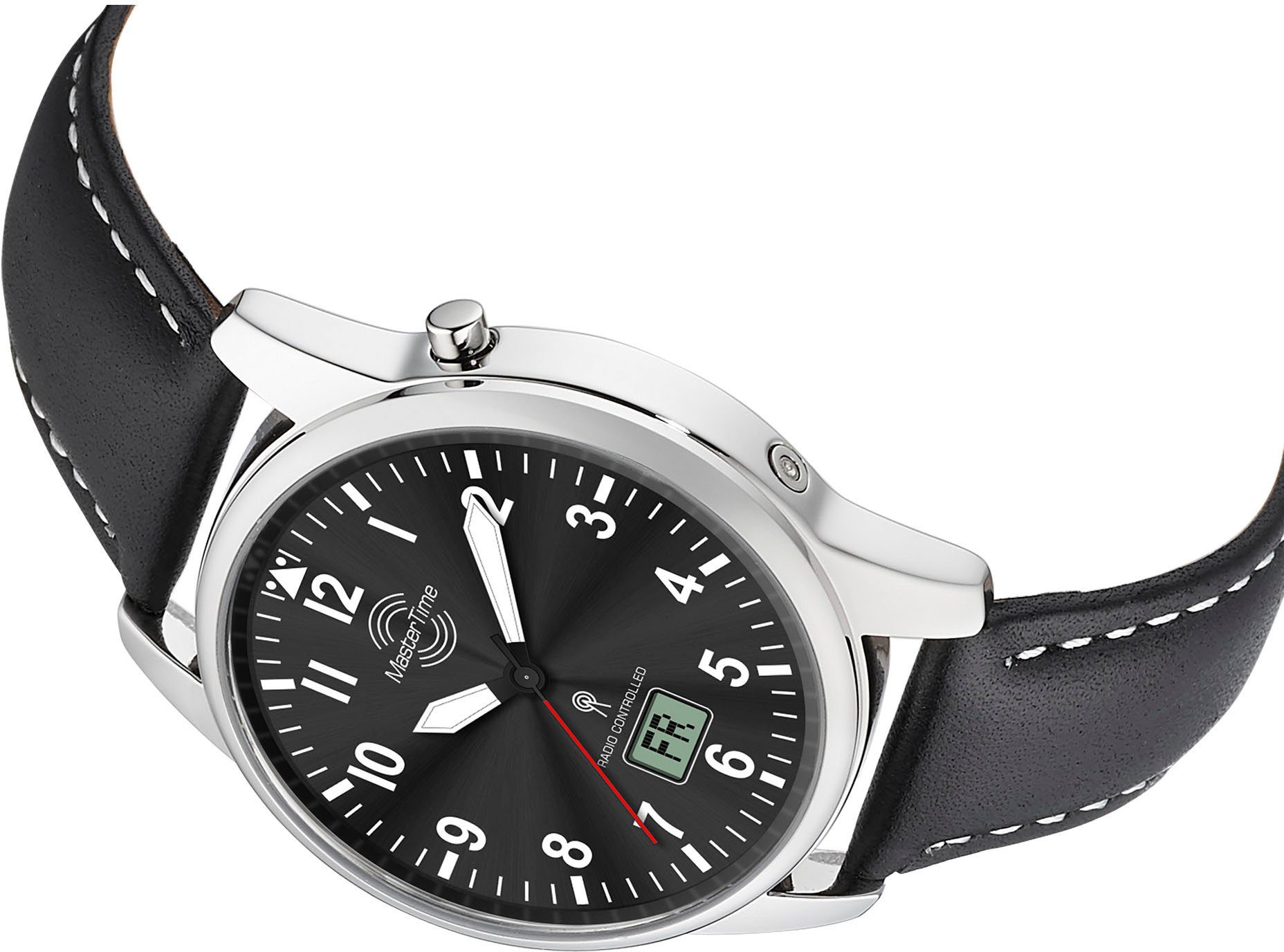 MASTER TIME Funkuhr Basic MTGA-10715-61L, Armbanduhr, Quarzuhr, Herrenuhr, günstig online kaufen