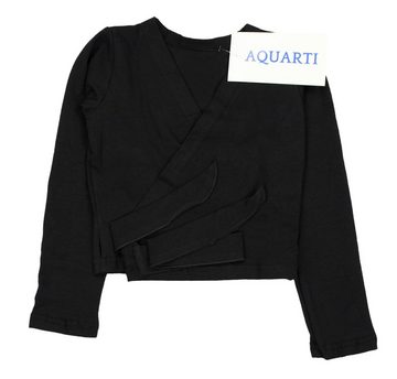 Aquarti Bolerojacke Aquarti Mädchen Ballett Bolero Wickeljacke Langarm