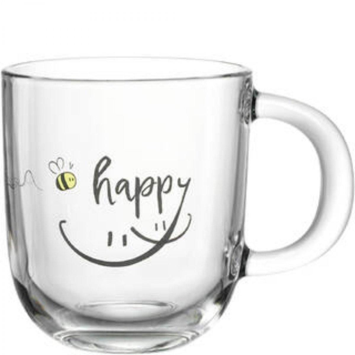 LEONARDO Tasse Leonardo Kaffeetasse Emozione Happy (400ml)