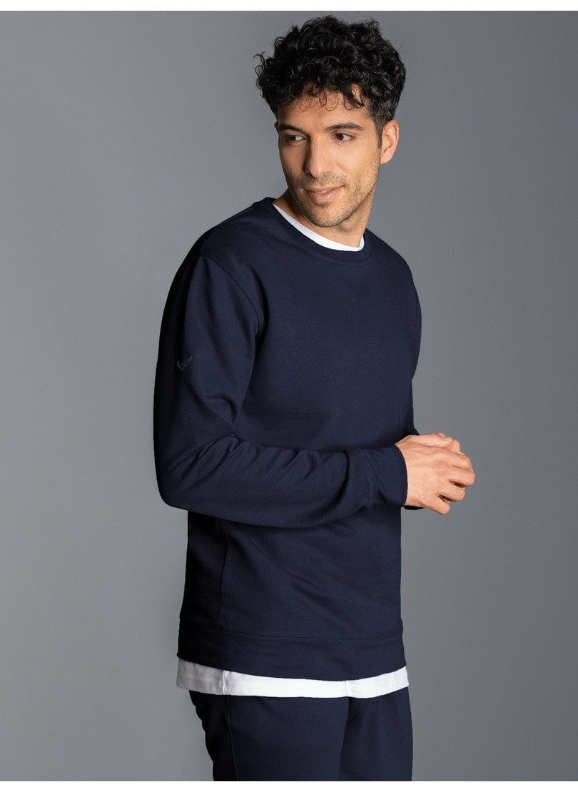 Trigema Sweatshirt TRIGEMA Sweatshirt aus Biobaumwolle