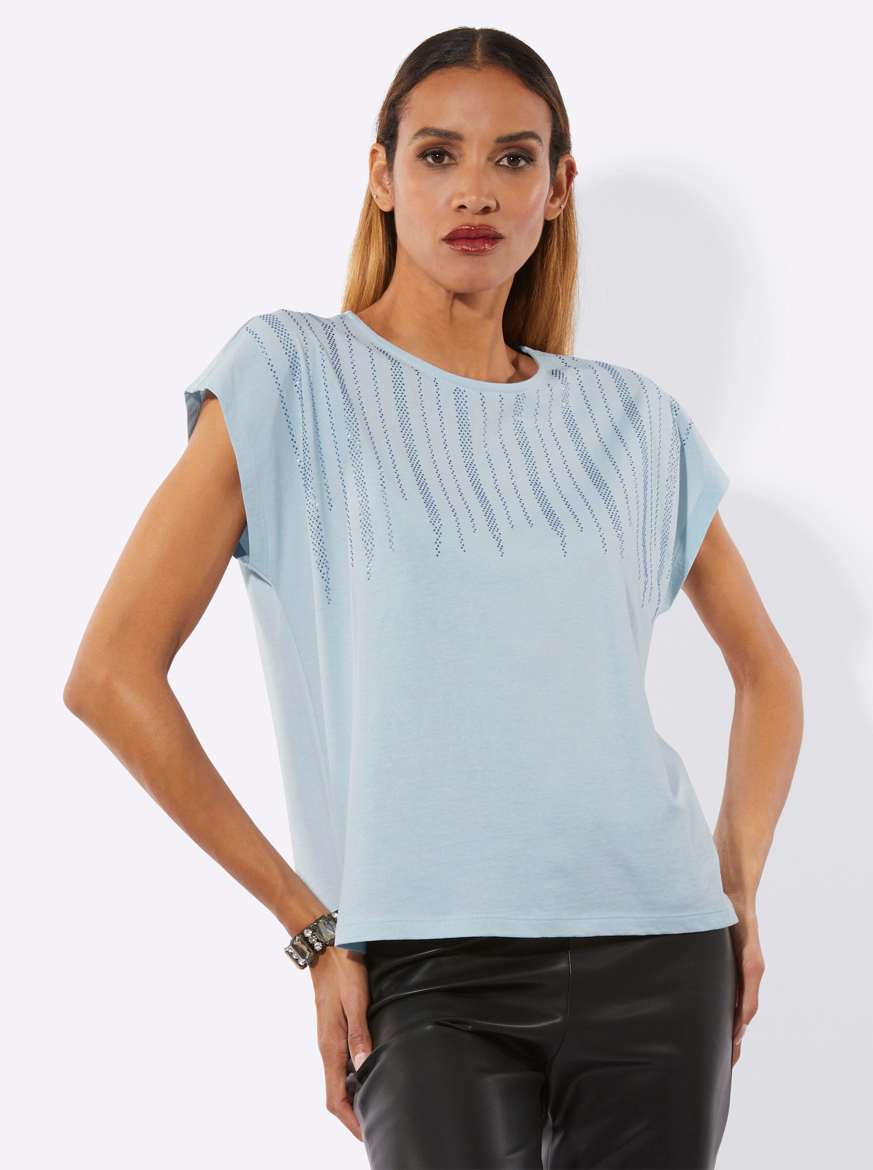 creation L T-Shirt Rundhals-Shirt Kurzarm