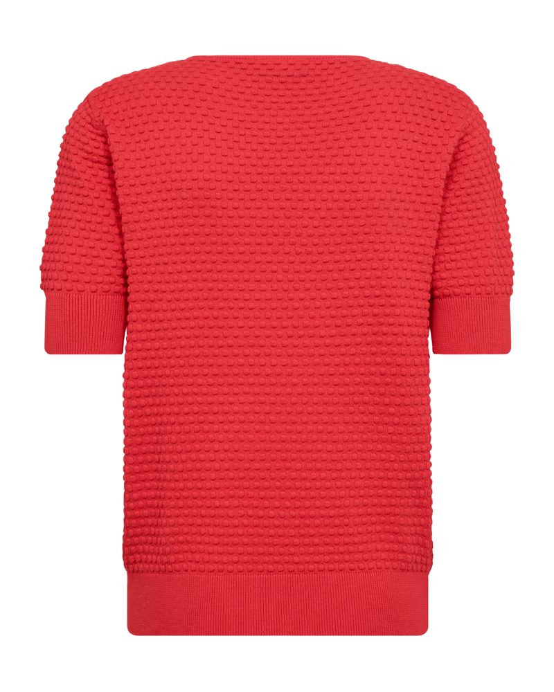 FREEQUENT Kurzarmpullover FQDODO-PU-DOTTIE-SS mit schöner Struktur günstig online kaufen