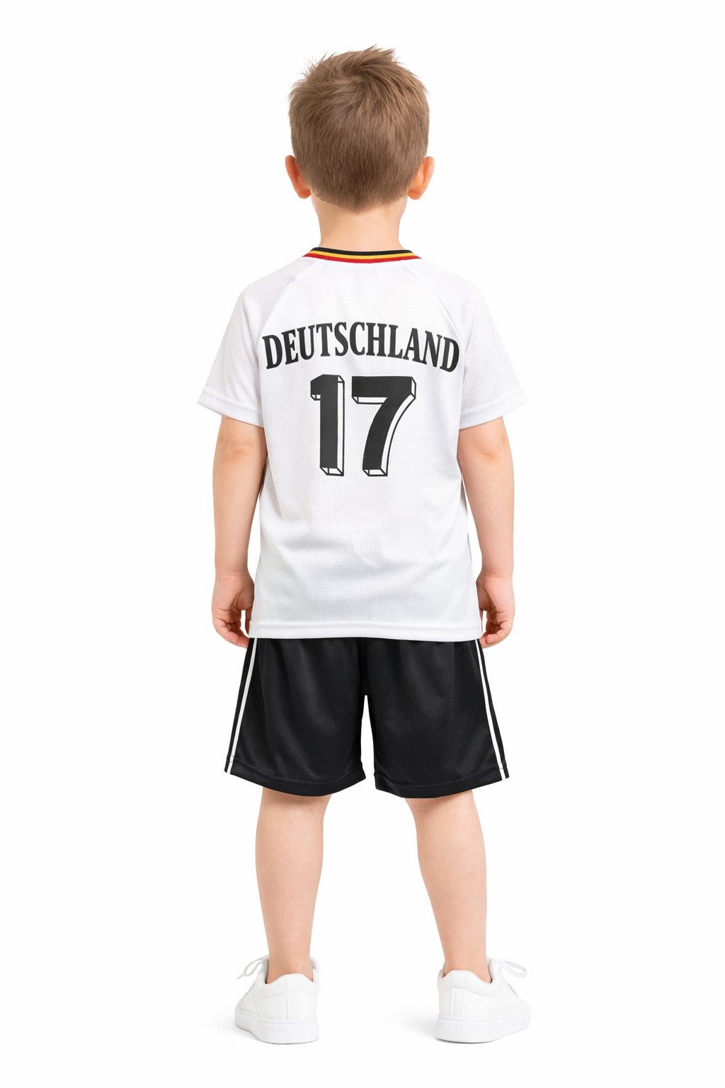 Fashion Boy Fußballtrikot Fußball Fan Set Deutschland Germany Trikot + Shorts 2026, JS780 (Set, 2, Shirt+Shorts)