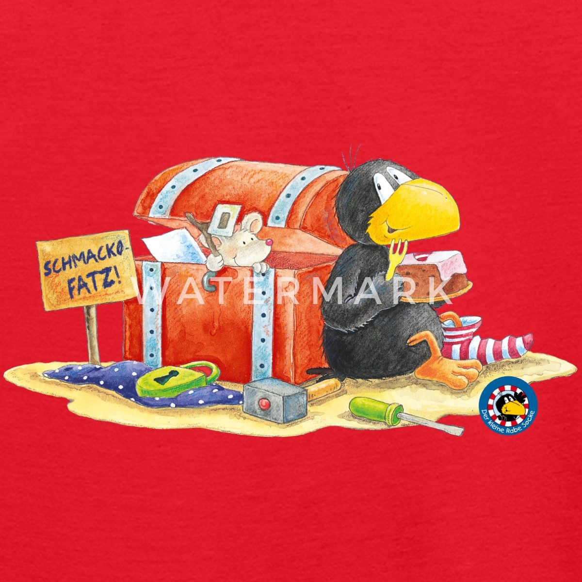 T-Shirt Der kleine Rabe Socke Schmackofatz Kinder T-Shirt