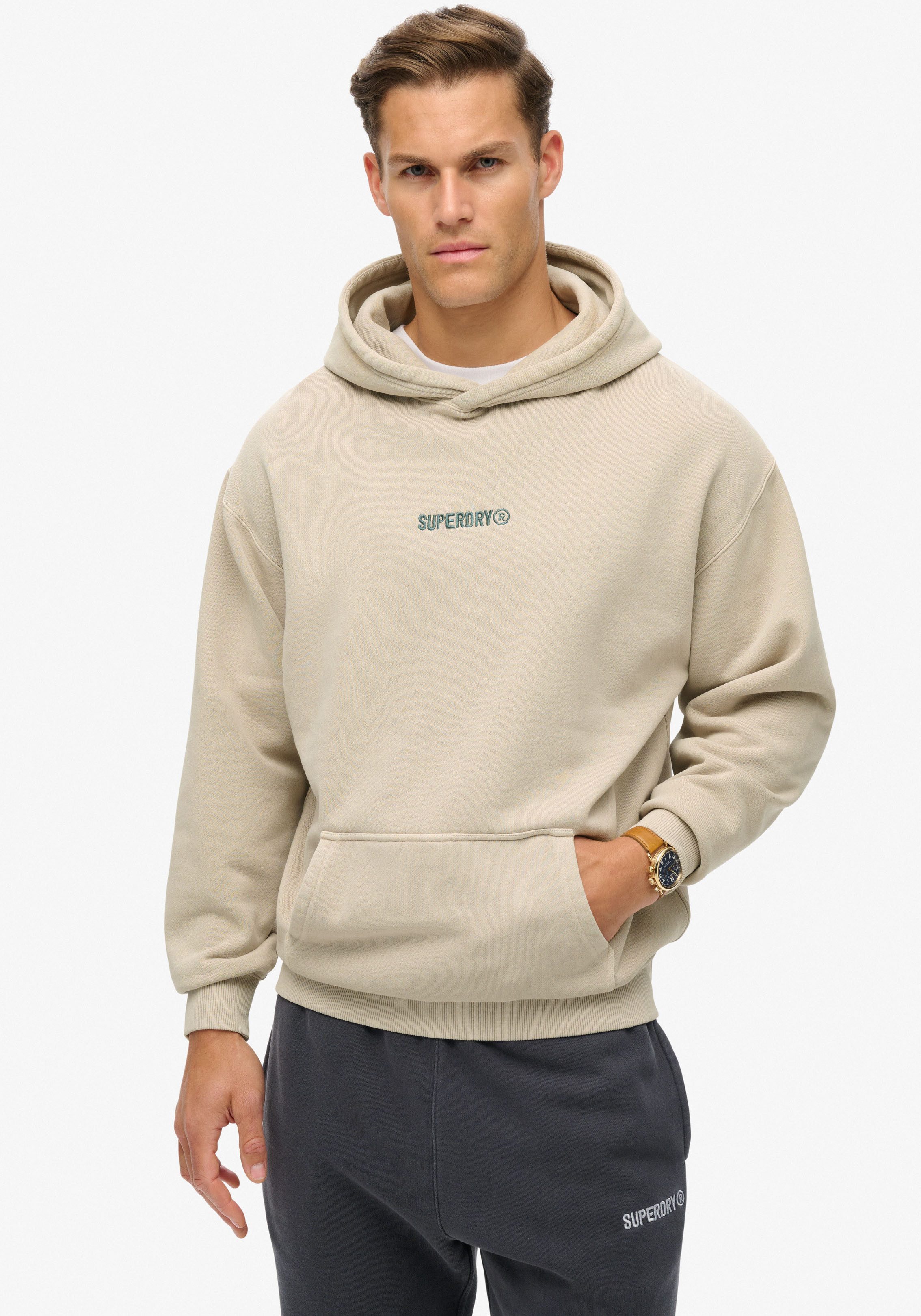 Kapuzensweatshirt MICRO LOGO GRAPHIC LOOSE HOOD