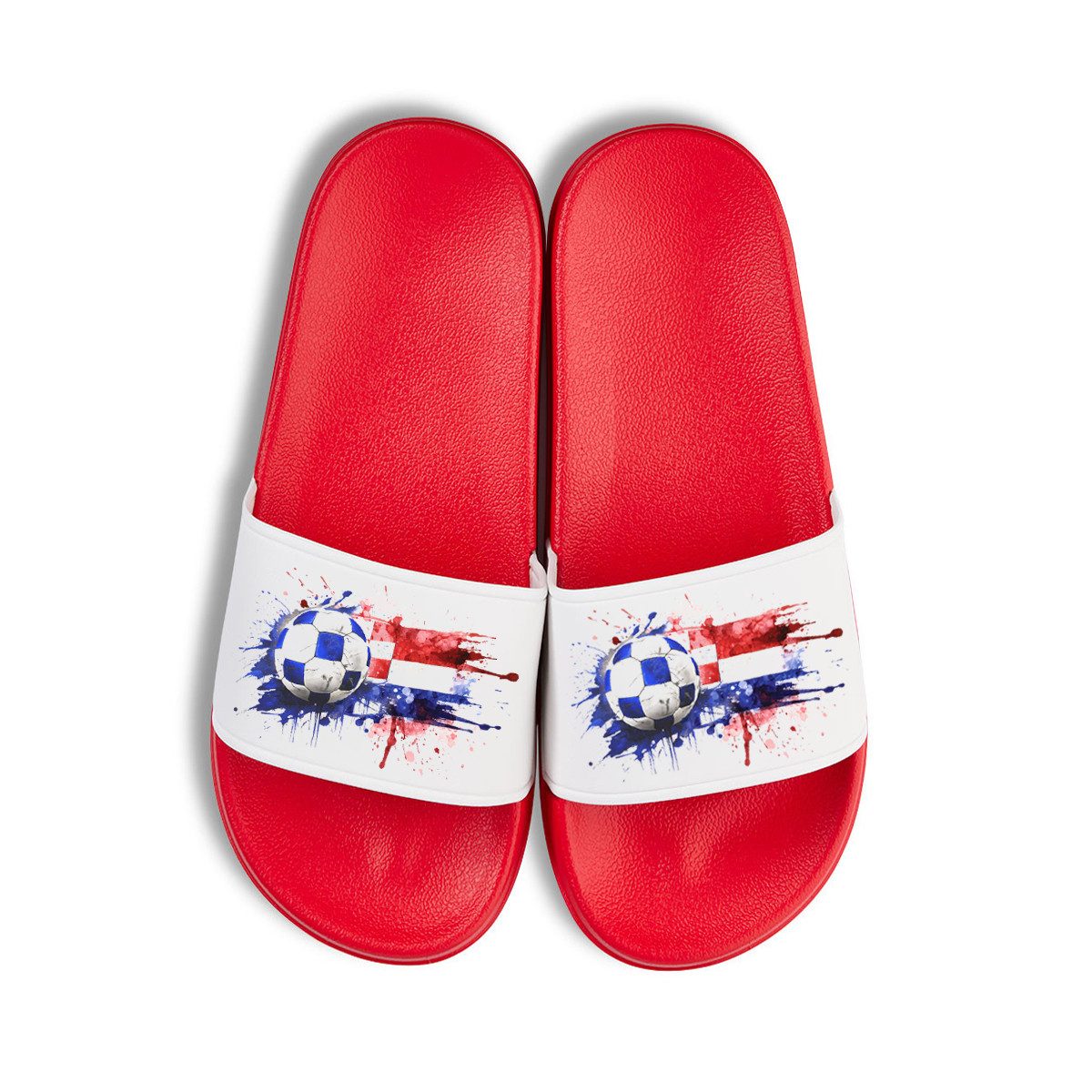 Kroatien EM 2024 Hrvatska Unisex Badelatschen Flip Flops Badeschuh