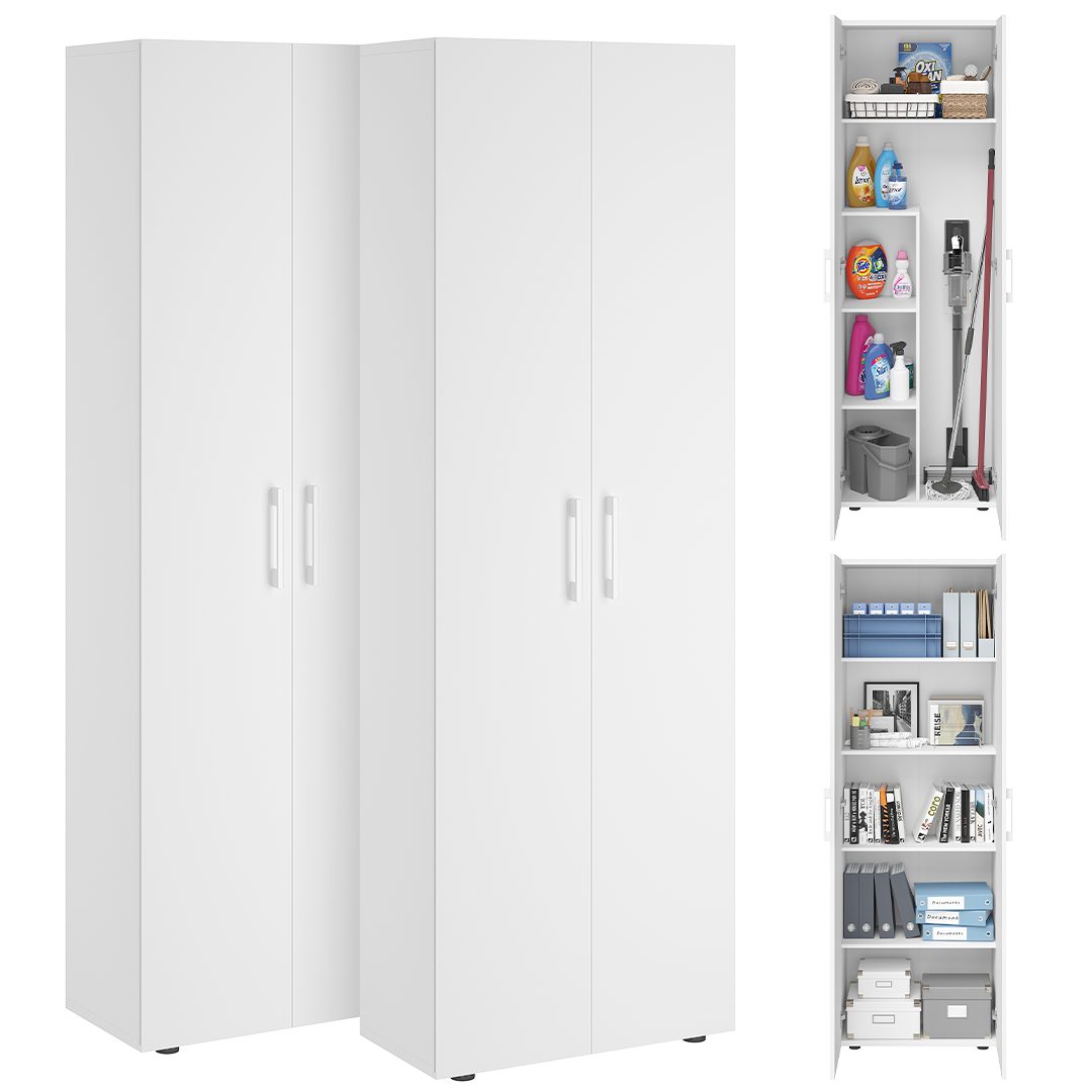 Bellamio Mehrzweckschrank-Set Apol, (Weiß, 2er-Set), Akten- günstig online kaufen