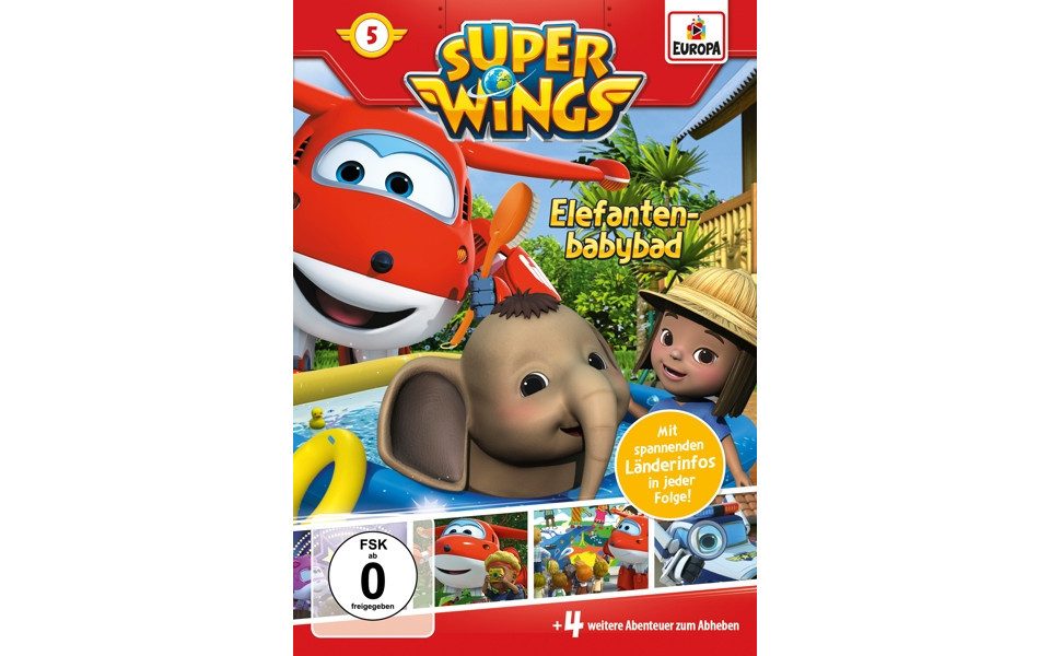 DVD Super Wings Vol. 5: Elefantenbabybad