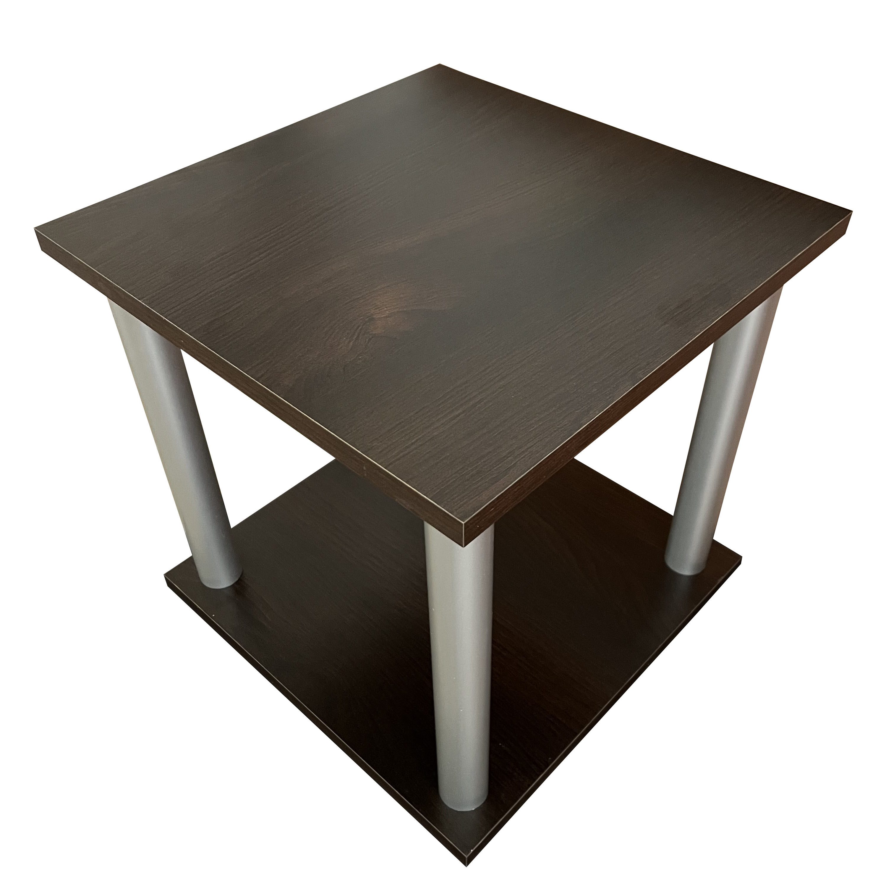moebel-store24 Couchtisch Nico, auf Rollen, Noce Nachbildung, quadratisch