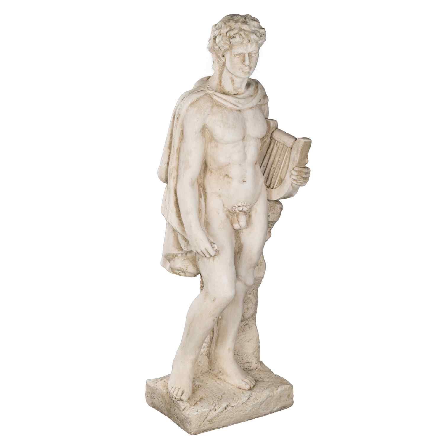 BIRENDY Dekofigur Riesige 9kg Statue 85cm SYL-A14013 Apollo Gartenfigur Dekofigur