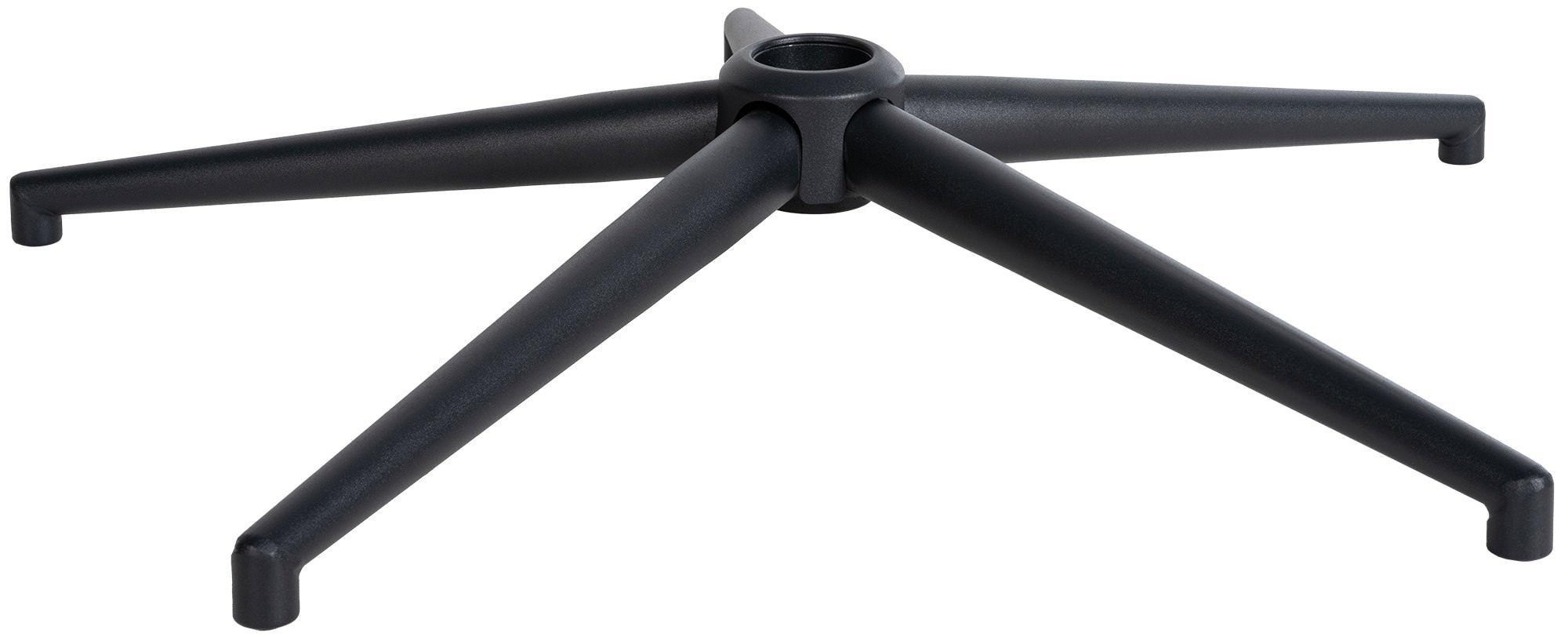 CLP Schreibtischstuhl Fußkreuz Eckig, aus schwarzem Metall günstig online kaufen