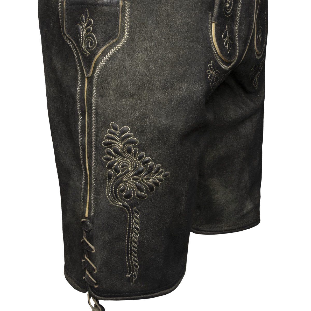 Stockerpoint Trachtenlederhose Sigl Herren (1-tlg) Trachtenlederhose, Trachtenhose, Bayerische Lederhose, Oktoberfest