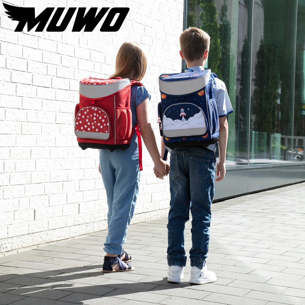 MUWO Schulranzen Kinder Schulranzen Set 5-tlg. verschiedene Motive – Bild 3 von 5