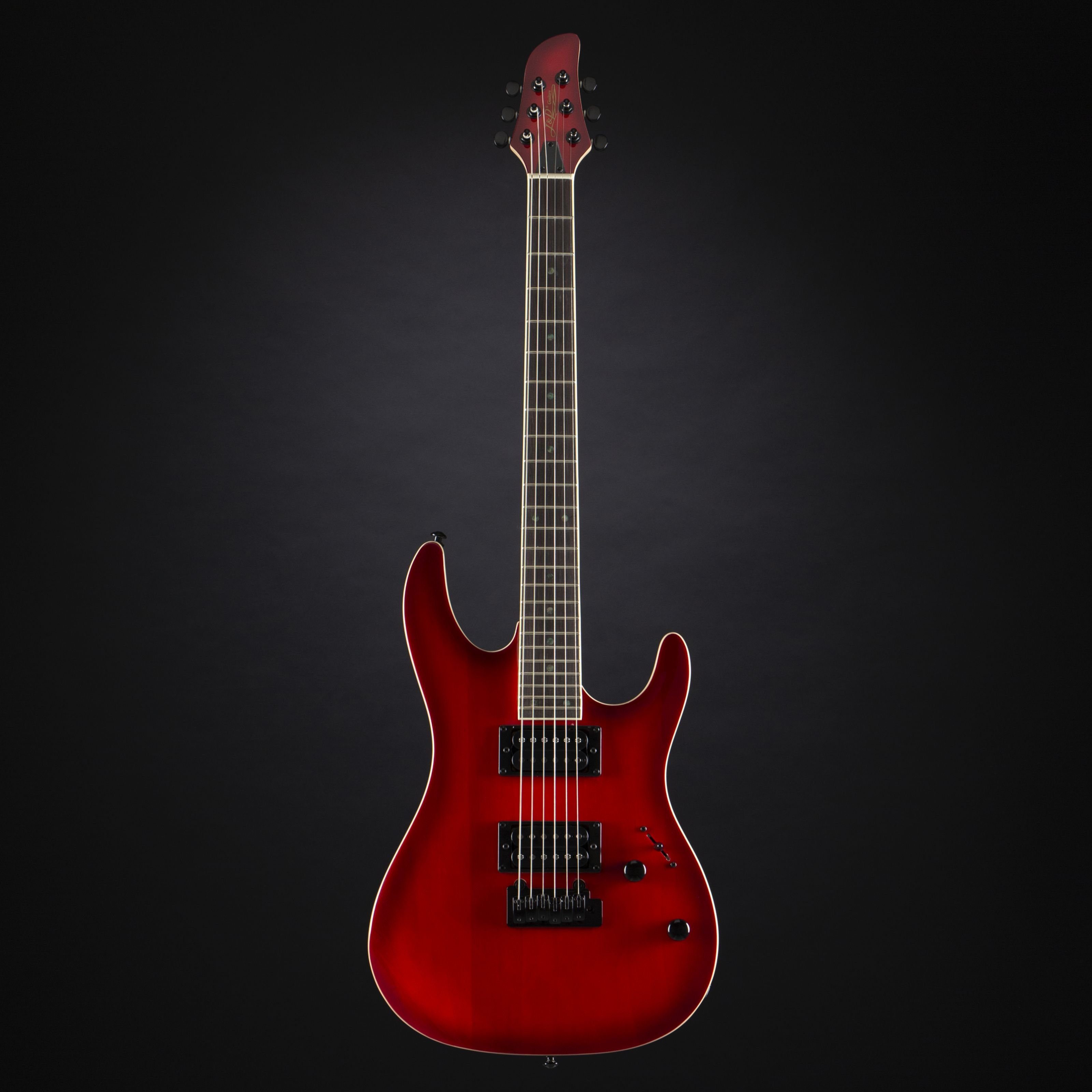 J & D E-Gitarre, JD 805 TRB Transparent Red Burst E-Gitarre mit High Output Humbuckern und Modern Vintage Tremolo, E-Gitarren, Andere Modelle, J&D 805 TRB, Transparent Red Burst E-Gitarre, High Output Humbucker