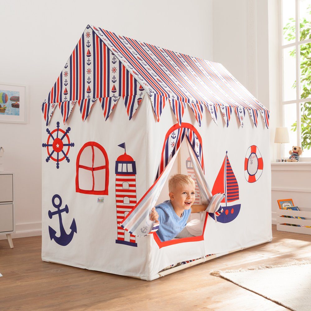 howa Spielzelt Sailor XXL Spielhaus incl. Bodenmatte