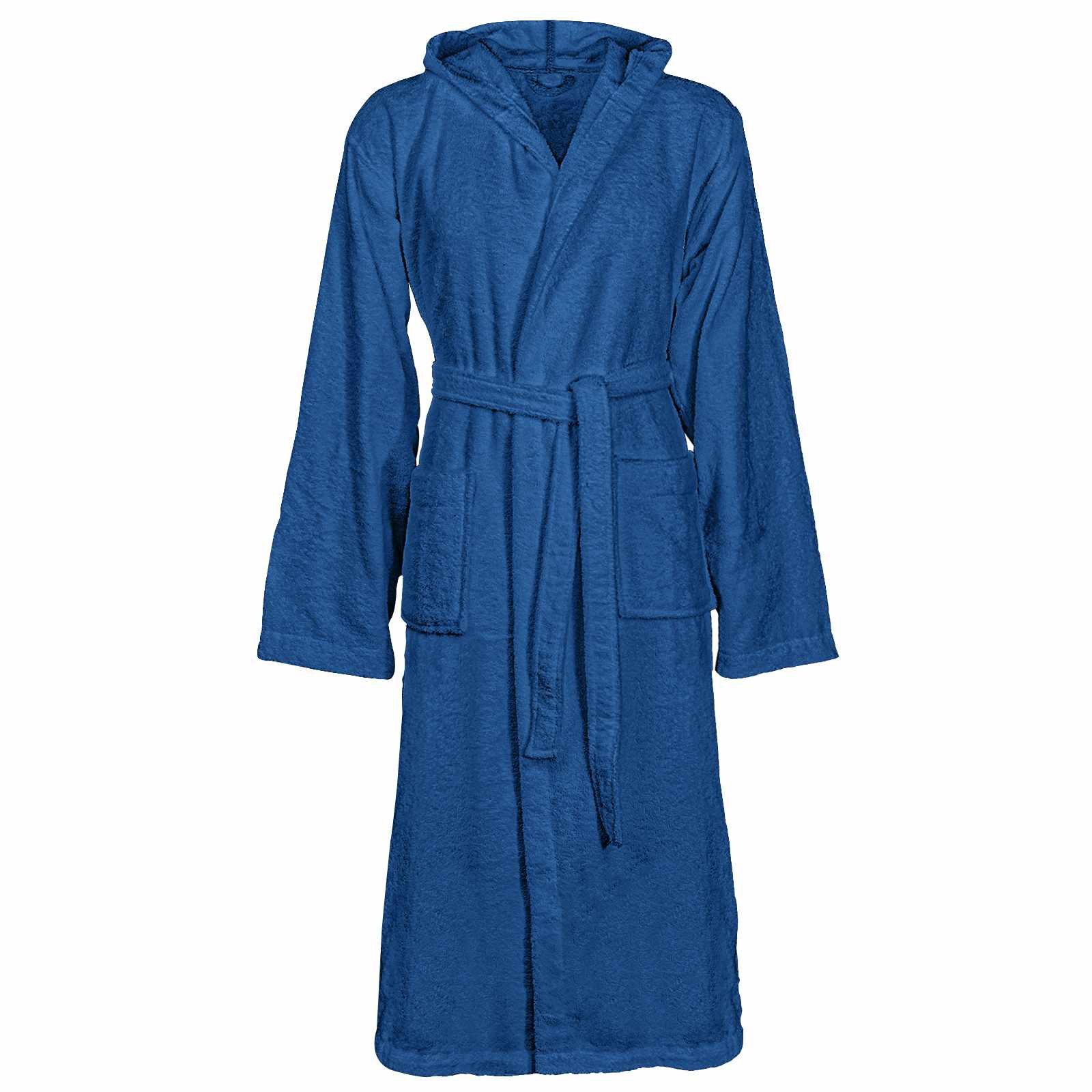 Bademantel Bademantel KINN Blau XXL Baumwolle