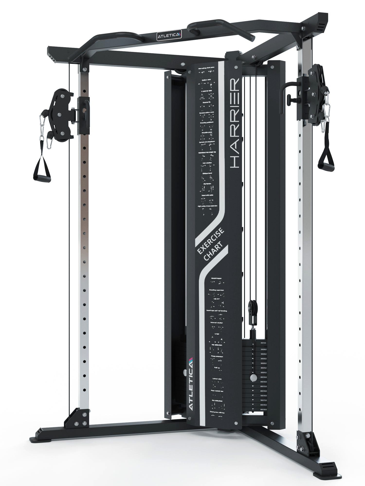 ATLETICA Kraftstation Harrier, Kabelzugstation, Dualer Kabelzug