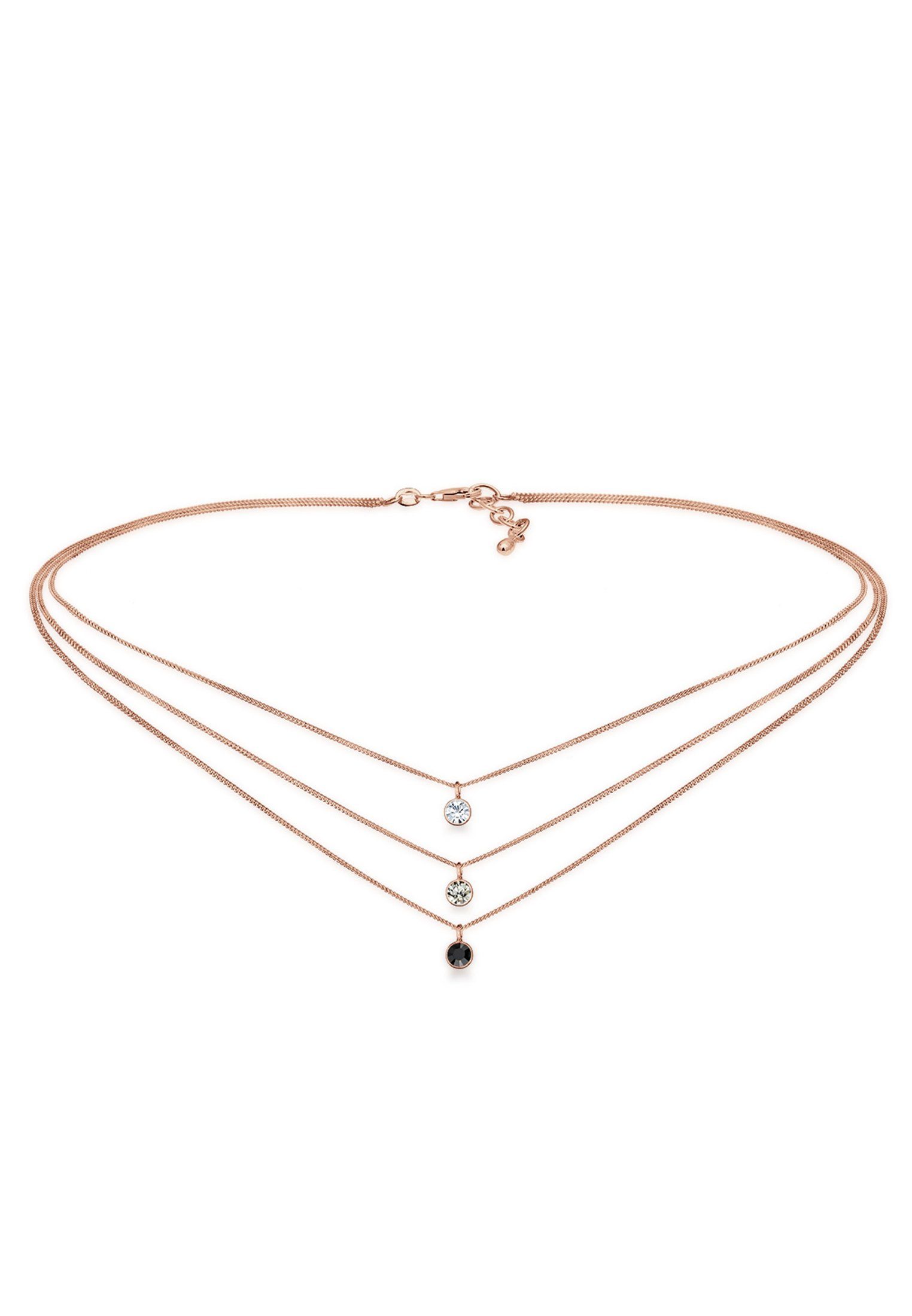 Elli Choker Choker Layer mit Kristallen von Swarovski®925 Sterling Silber
