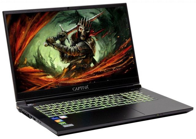CAPTIVA Advanced Gaming I69-072 Gaming-Notebook (43,9 cm/17,3 Zoll, Intel Core i7 12700H, GeForce RTX 3060, 1000 GB SSD)