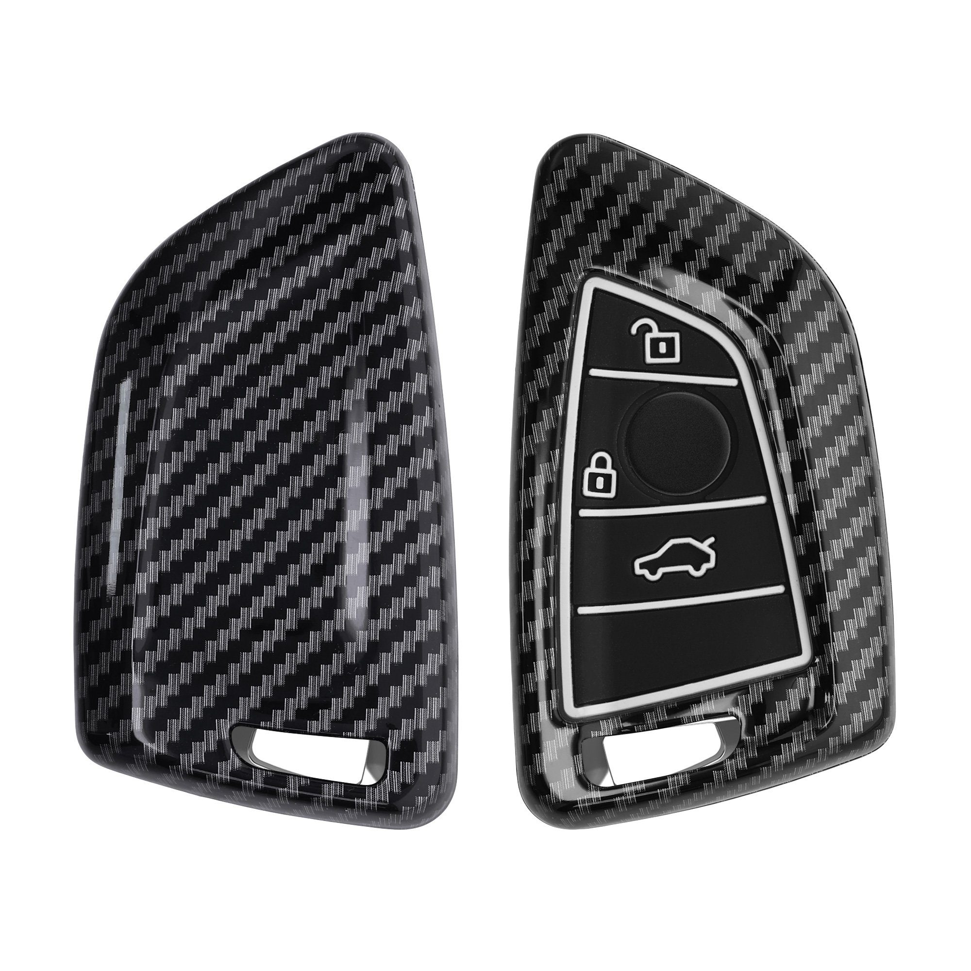 kwmobile Schlüsseltasche Autoschlüssel Hülle für BMW, Hardcover Schutzhülle - Schlüsselhülle Cover Case