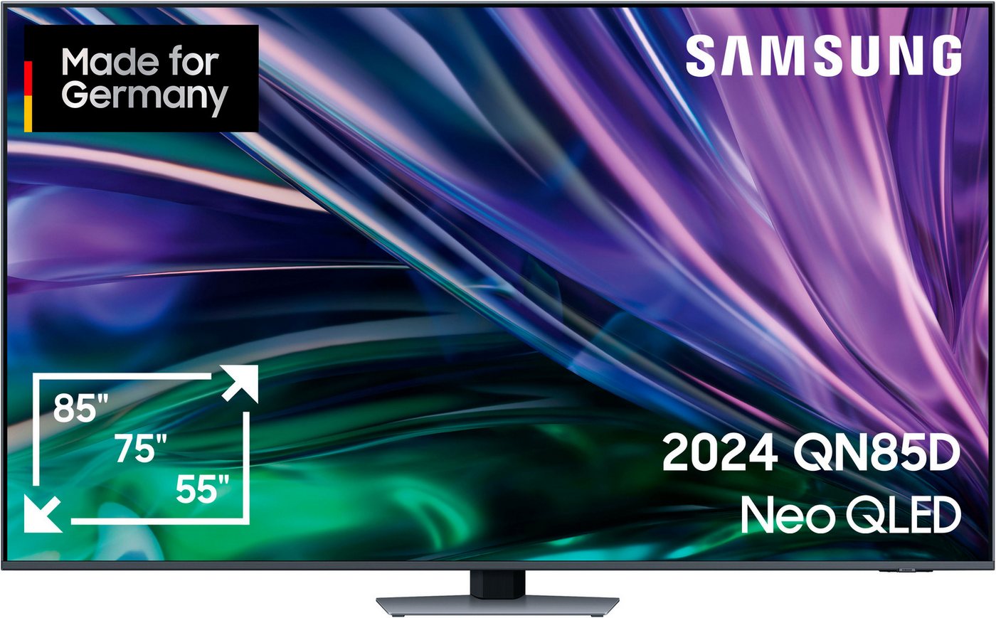 Samsung GQ65QN85DBT QLED-Fernseher (163 cm/65 Zoll, 4K Ultra HD, Smart-TV, Neural Quantum 4K AI Gen2 Prozessor, bis zu 120Hz) silberfarben ! RABATT: 49.99% Samsung GQ65QN85DBT QLED-Fernseher (163 cm/65 Zoll, 4K Ultra HD, Smart-TV, Neural Quantum 4K AI Gen2 Prozessor, bis zu 120Hz) silberfarben ! RABATT: 49.99%