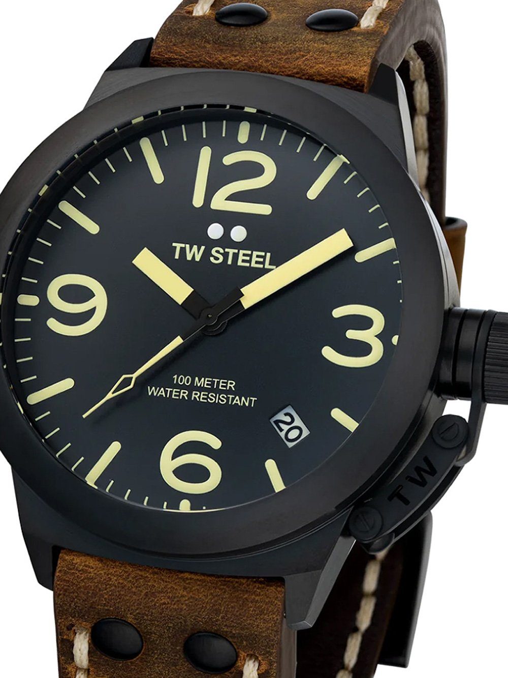 TW Steel Quarzuhr TW-Steel CS103 Canteen Herrenuhr 45mm 10ATM TW-Steel CS103 Canteen Herrenuhr 45mm 10ATM