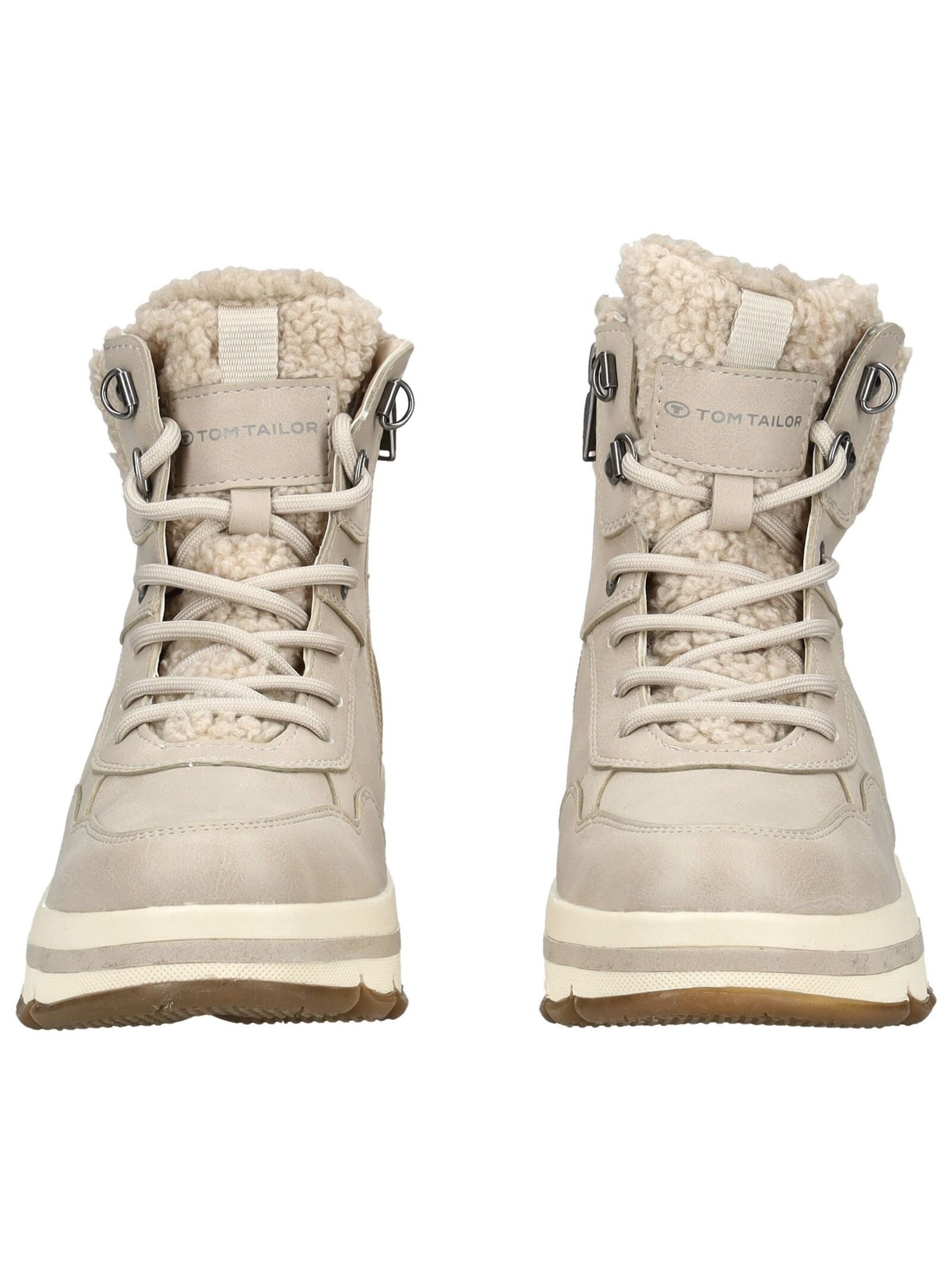 TOM TAILOR Tom Tailor Stiefelette Lederimitat/Textil Schnürstiefelette