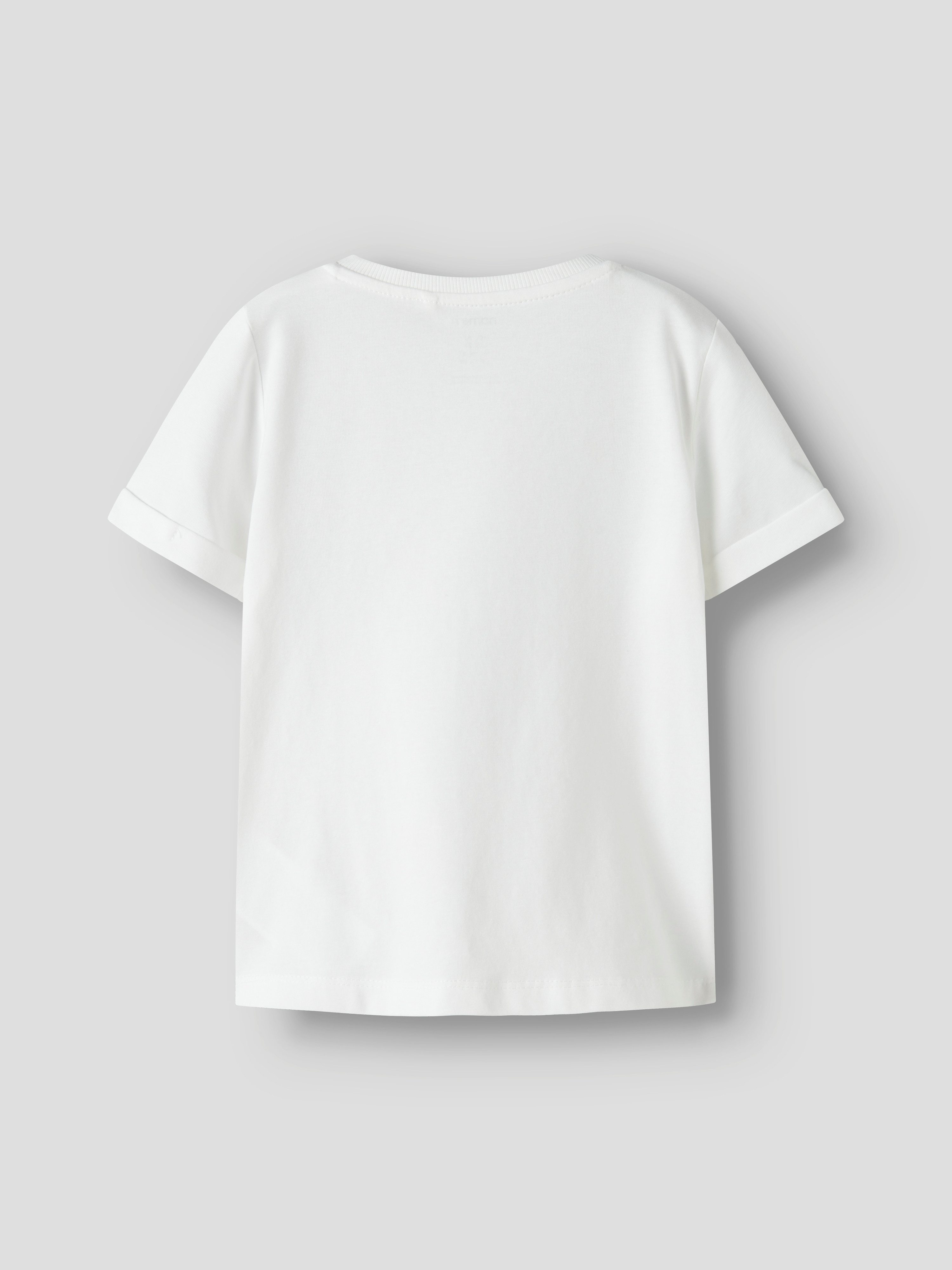 Name It T-Shirt NMMVUX 2P SS TOP (Packung, 2-tlg) Baumwollmischung, normal geschnitten – Bild 4 von 5