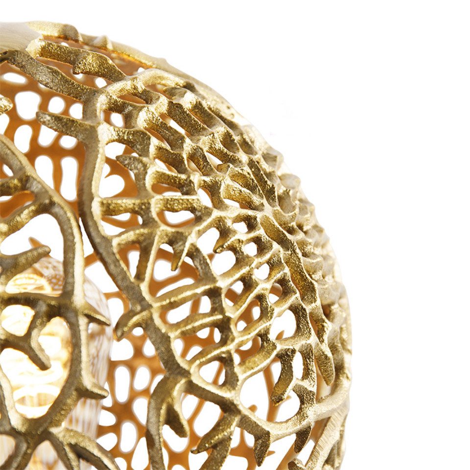 Qazqa Tischleuchte Maro, ohne Leuchtmittel, E27, Gold/Messing, Art Deco, Al günstig online kaufen