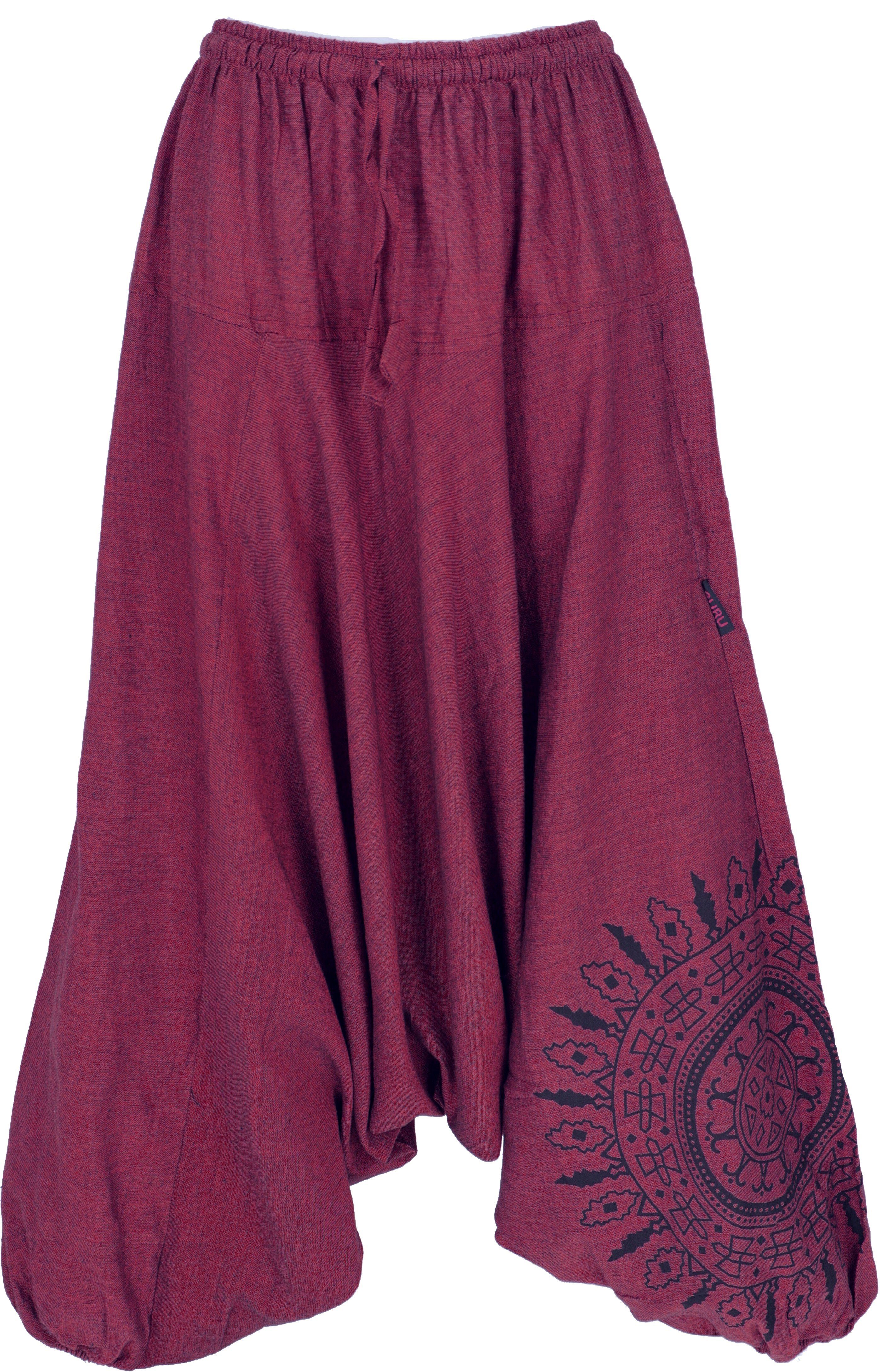 Guru-Shop Relaxhose Haremshose Pluderhose, Pumphose mit günstig online kaufen