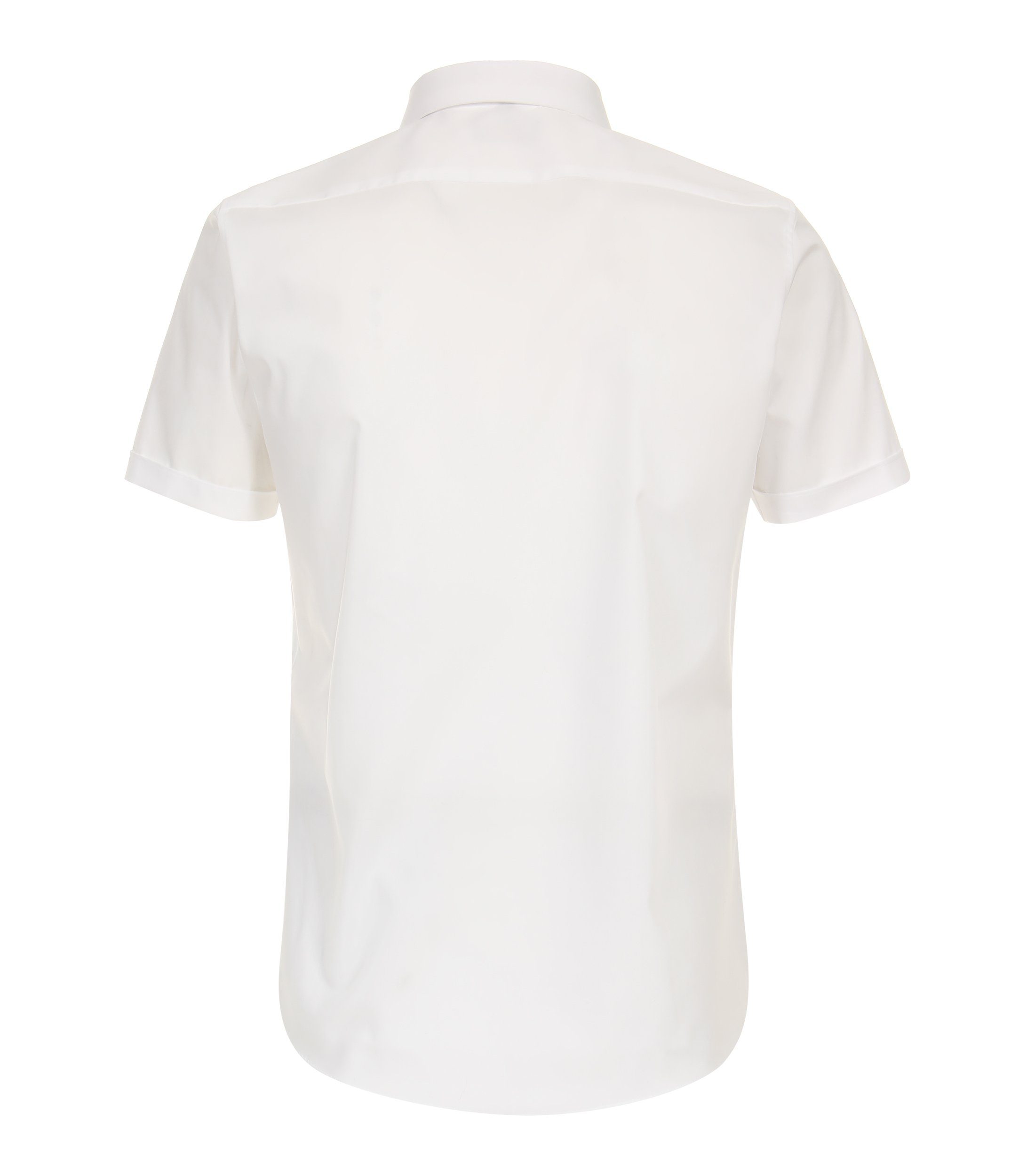 Redmond Kurzarmhemd uni Slim Fit günstig online kaufen